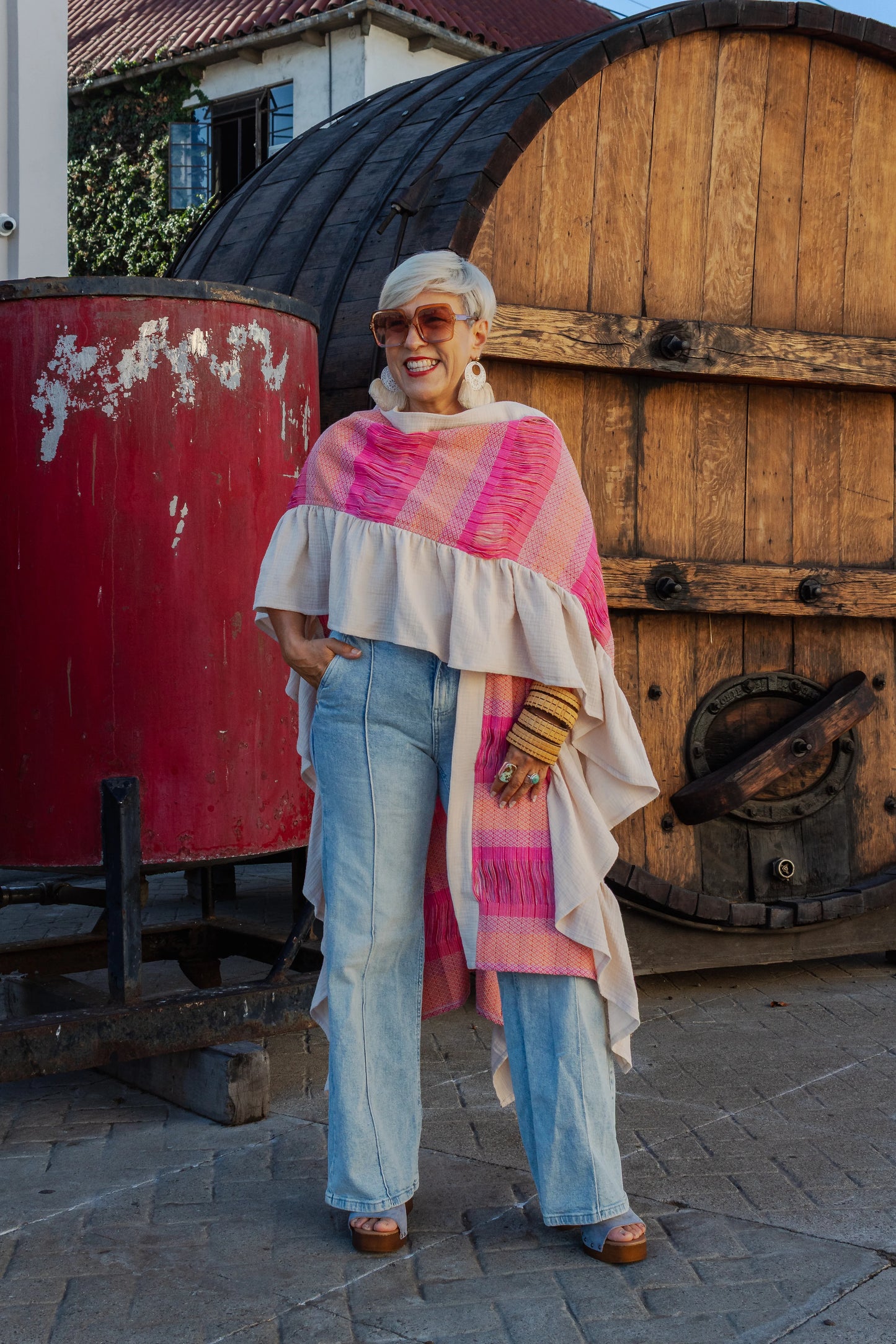 Ruana Sicarú, artesanal (pieza única)