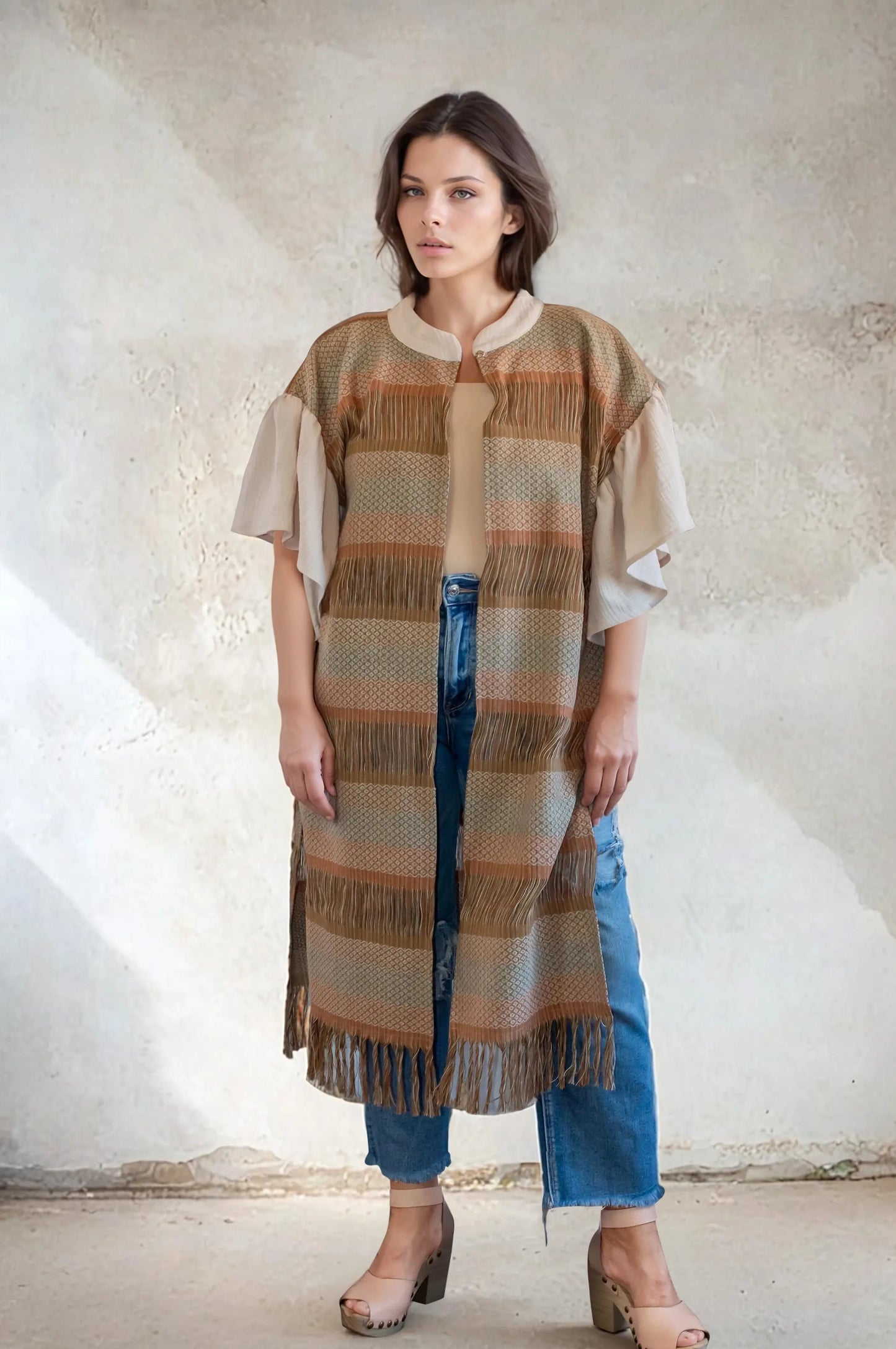 Roots Vest, handmade (unique piece)