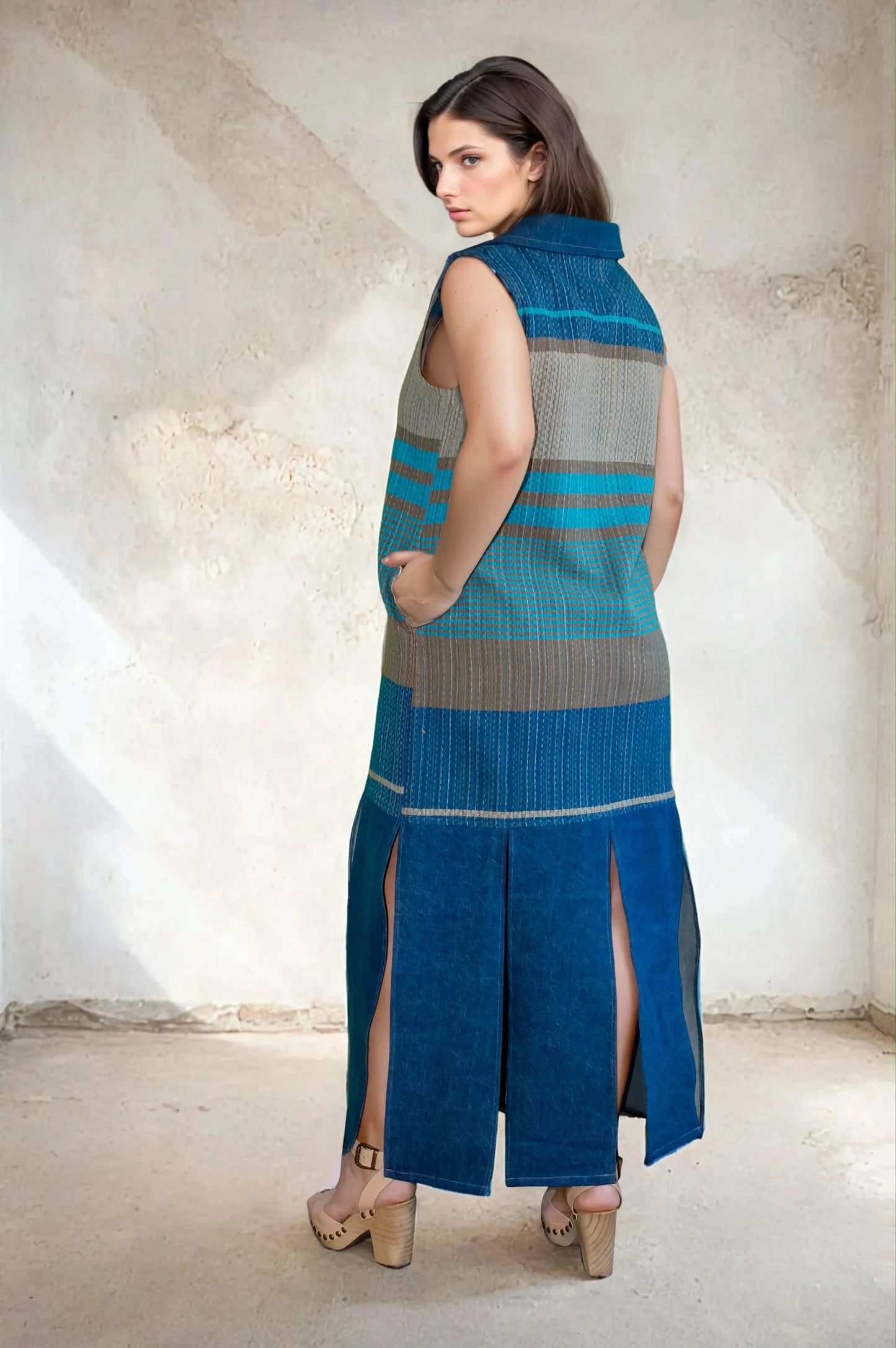Vestido Chara Plus, artesanal (pieza única) - Nativa de Corazón