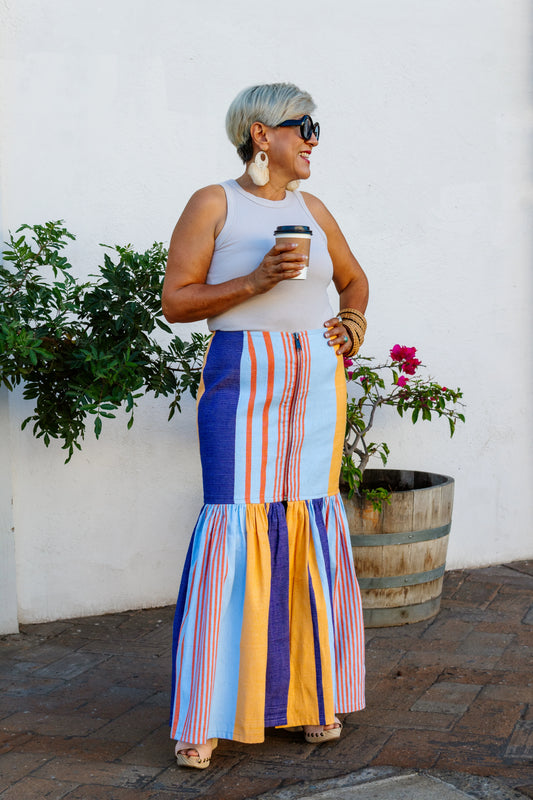 Falda Guzío, moda artesanal (pieza única) - Nativa de Corazón