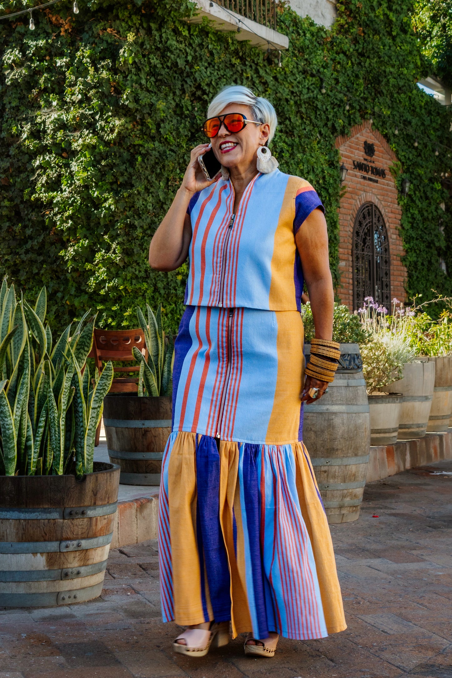 Falda Guzío, moda artesanal (pieza única) - Nativa de Corazón