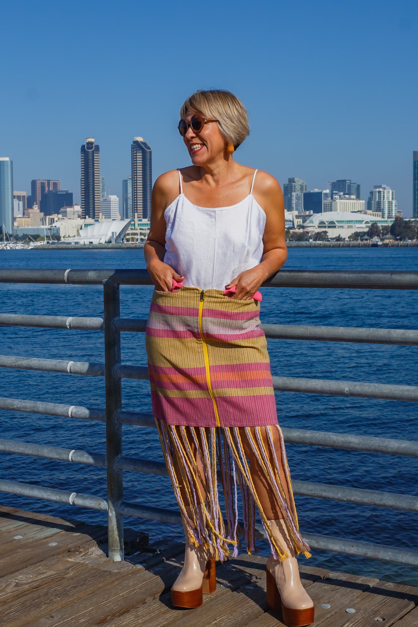 Sunset Waterfall Skirt