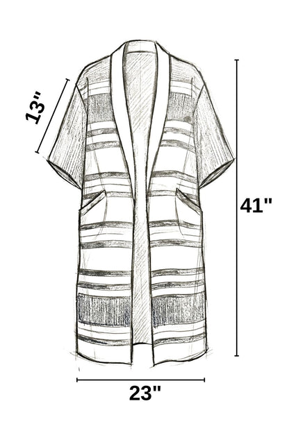 Saco Estelar, moda artesanal (pieza única) - Nativa de Corazón