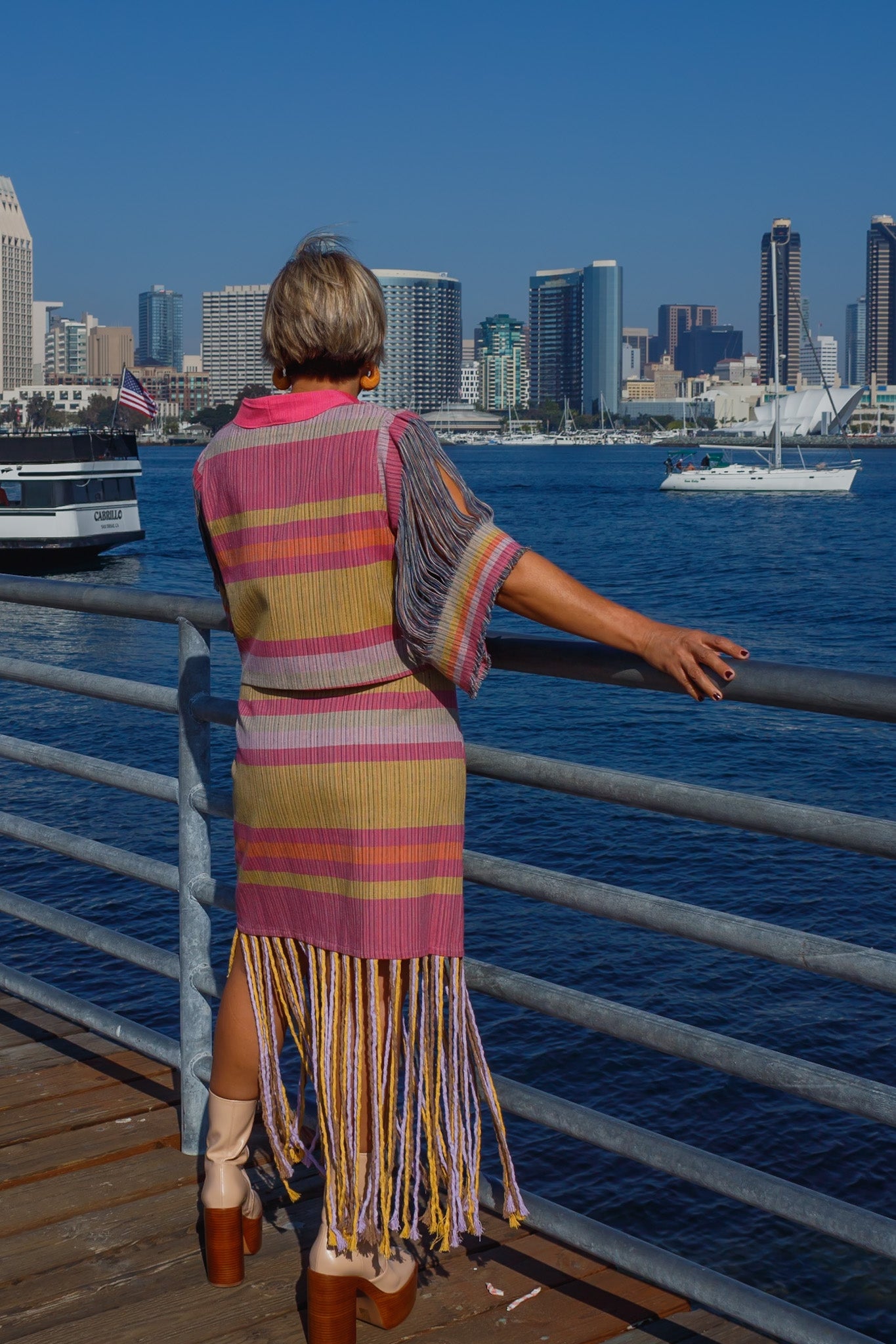 Sunset Waterfall Skirt