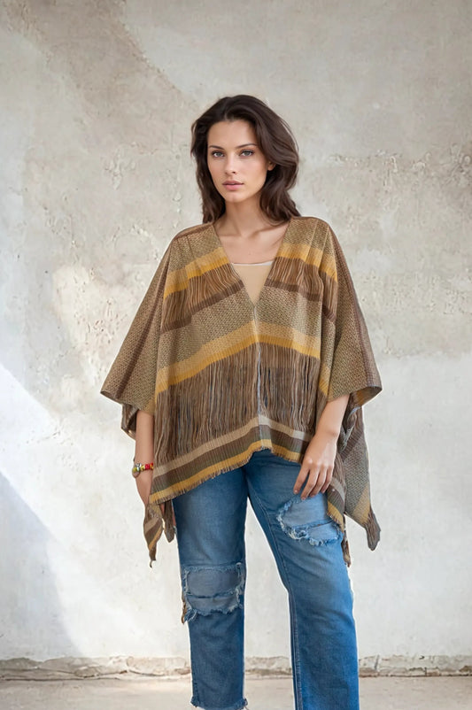 Raíces Poncho, handmade (unique pieces)