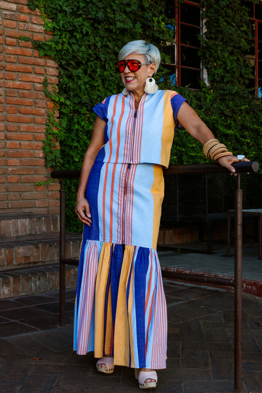Chaleco Guzío, moda artesanal (pieza única) - Nativa de Corazón