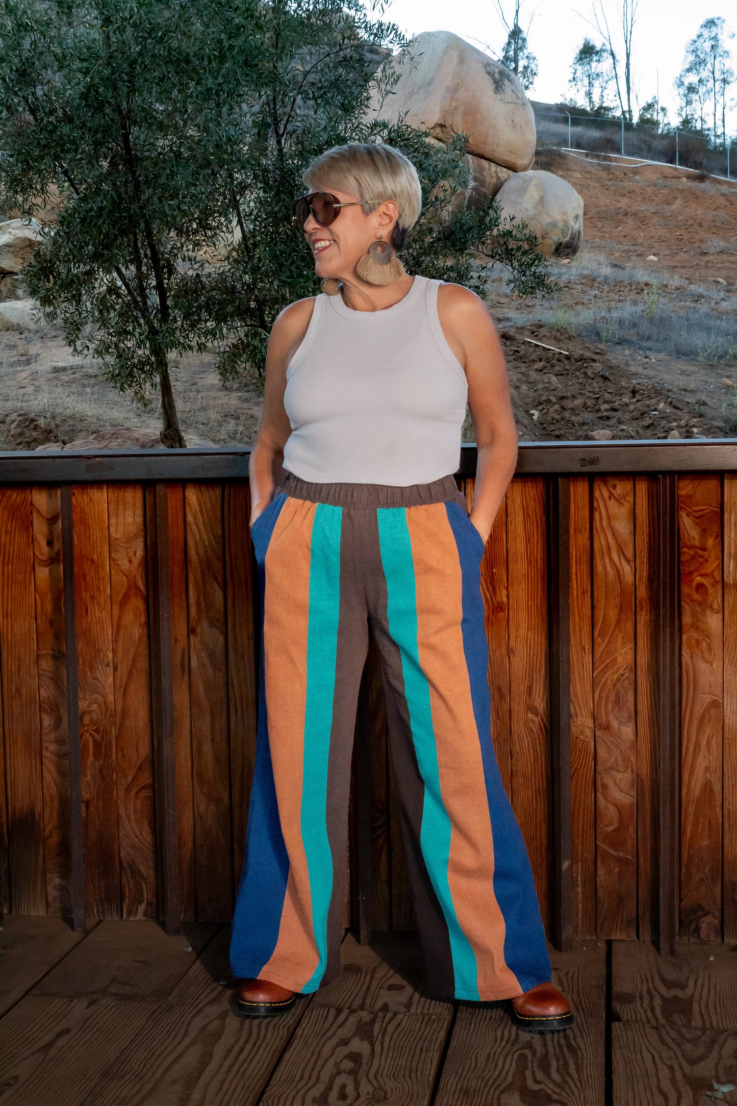 Ant Pants, handcrafted fashion (unique piece)