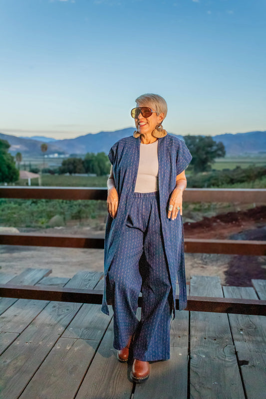 Pantalón Hormiguita, moda artesanal (pieza única)