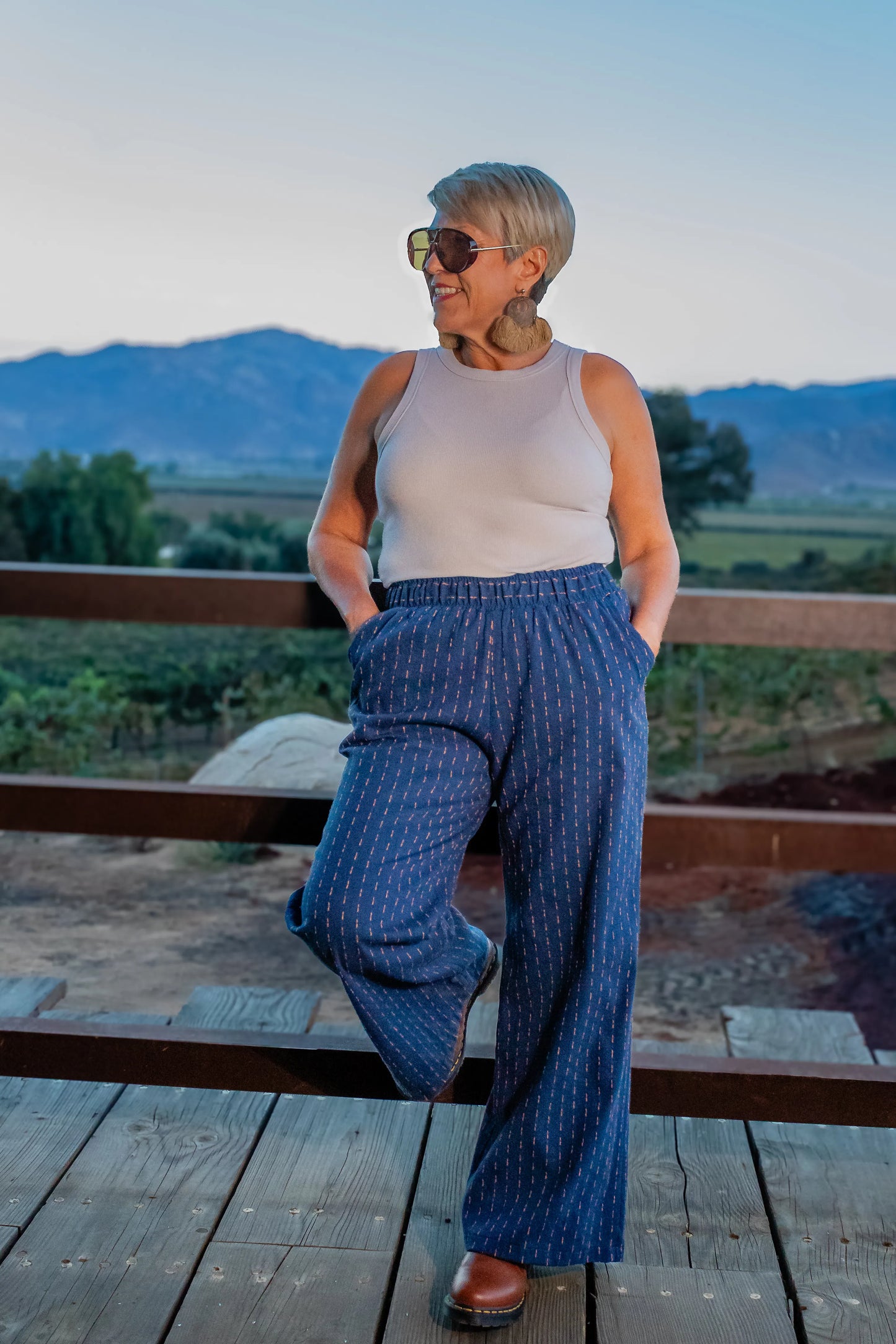 Ant Pants, handcrafted fashion (unique piece)