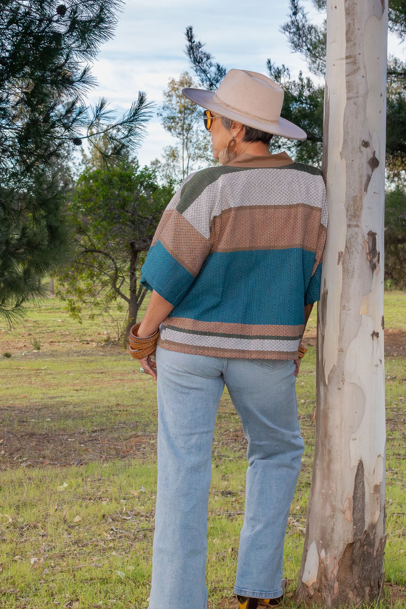 Kimono Estelar, moda artesanal (pieza única) - Nativa de Corazón