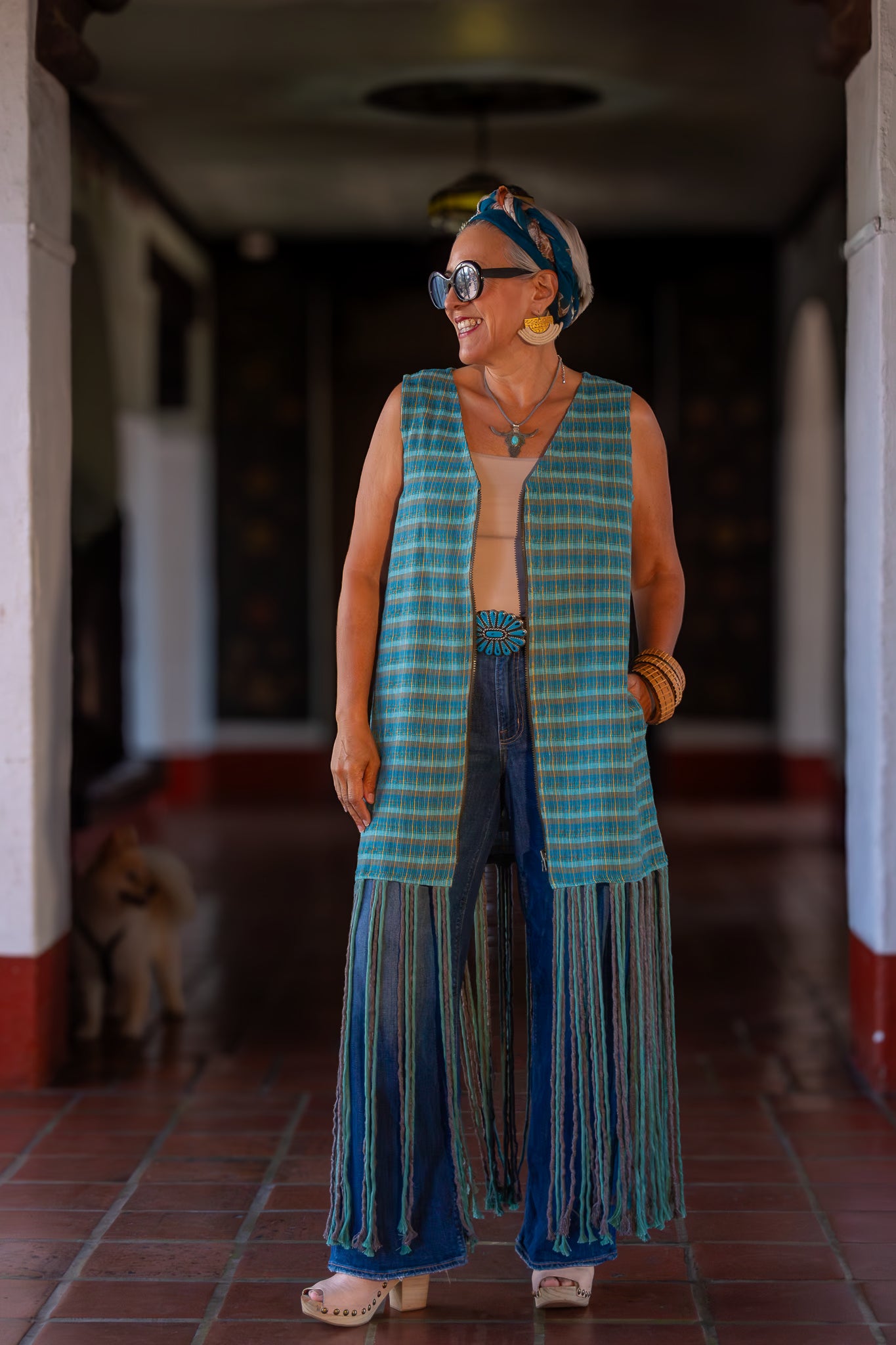 Ocotlán dress, handmade (unique piece)
