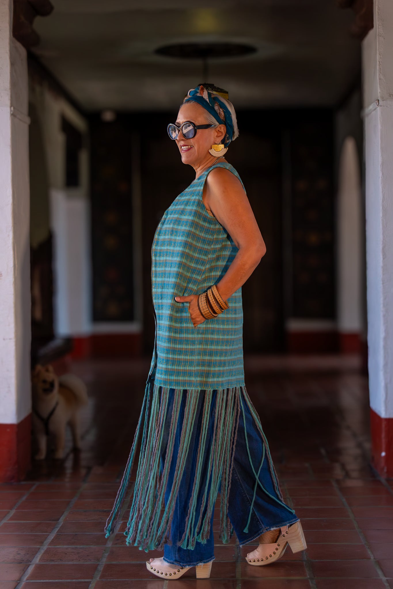 Ocotlán dress, handmade (unique piece)