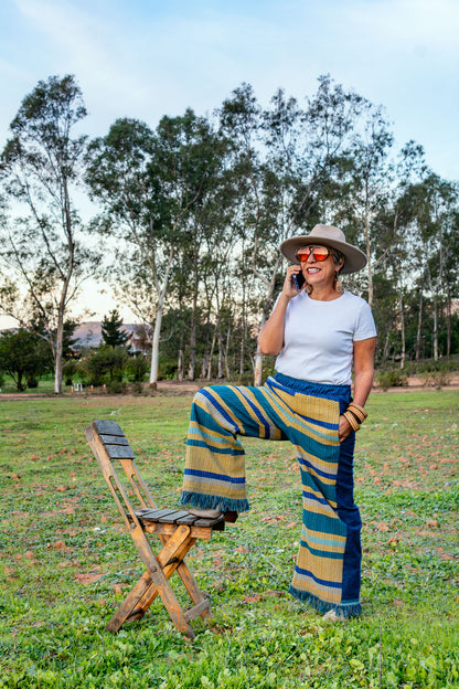 Pantalón Mestizo (pieza única), Moda artesanal - Nativa de Corazón
